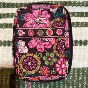 Vera Bradley Mod Pink Floral Bible Cover/Carrier